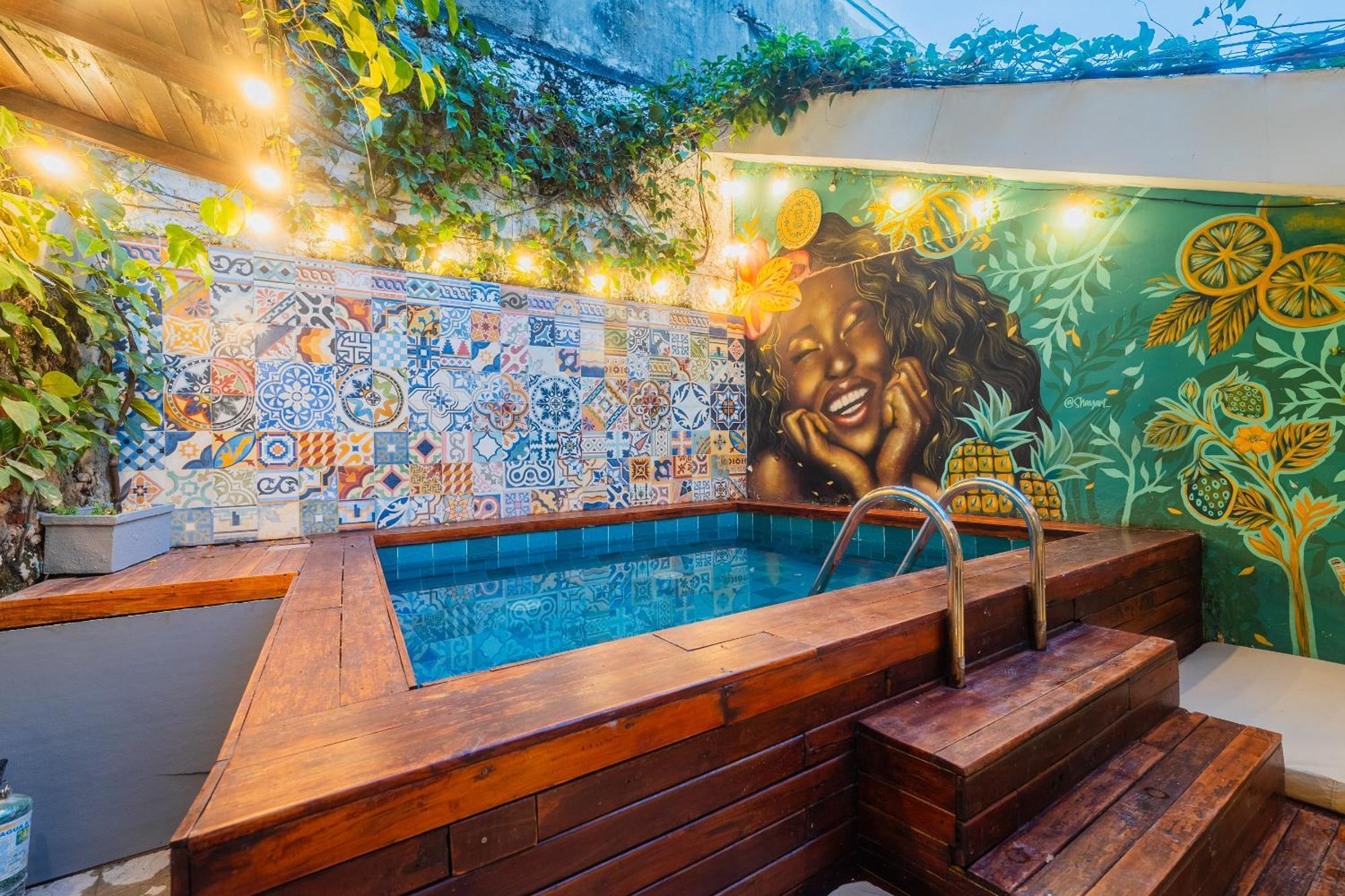 Casa Del Pozo Boutique House Hostel Cartagena Exterior foto
