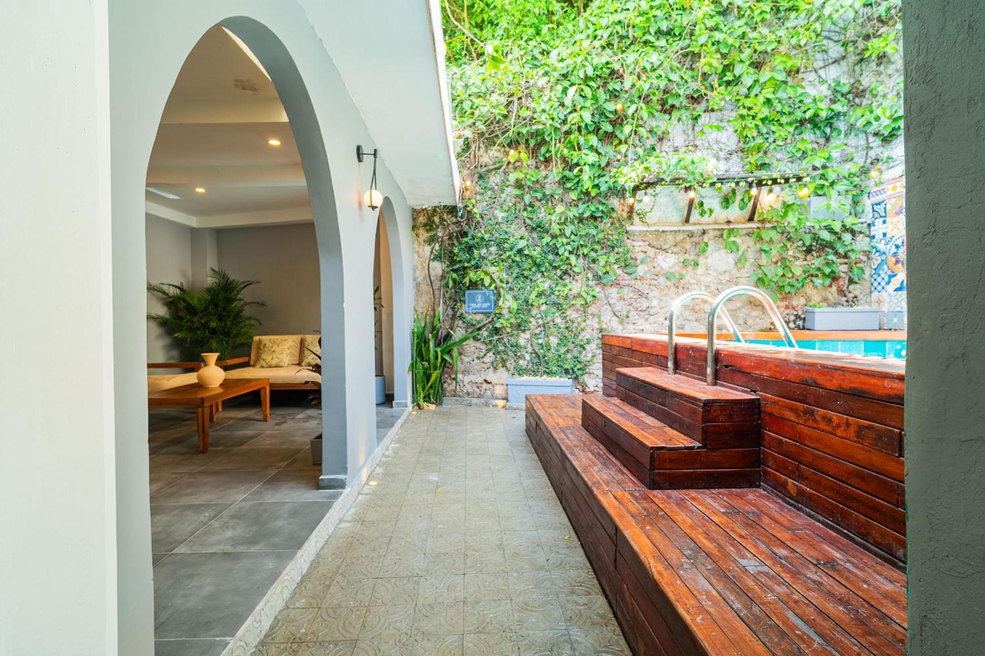 Casa Del Pozo Boutique House Hostel Cartagena Exterior foto
